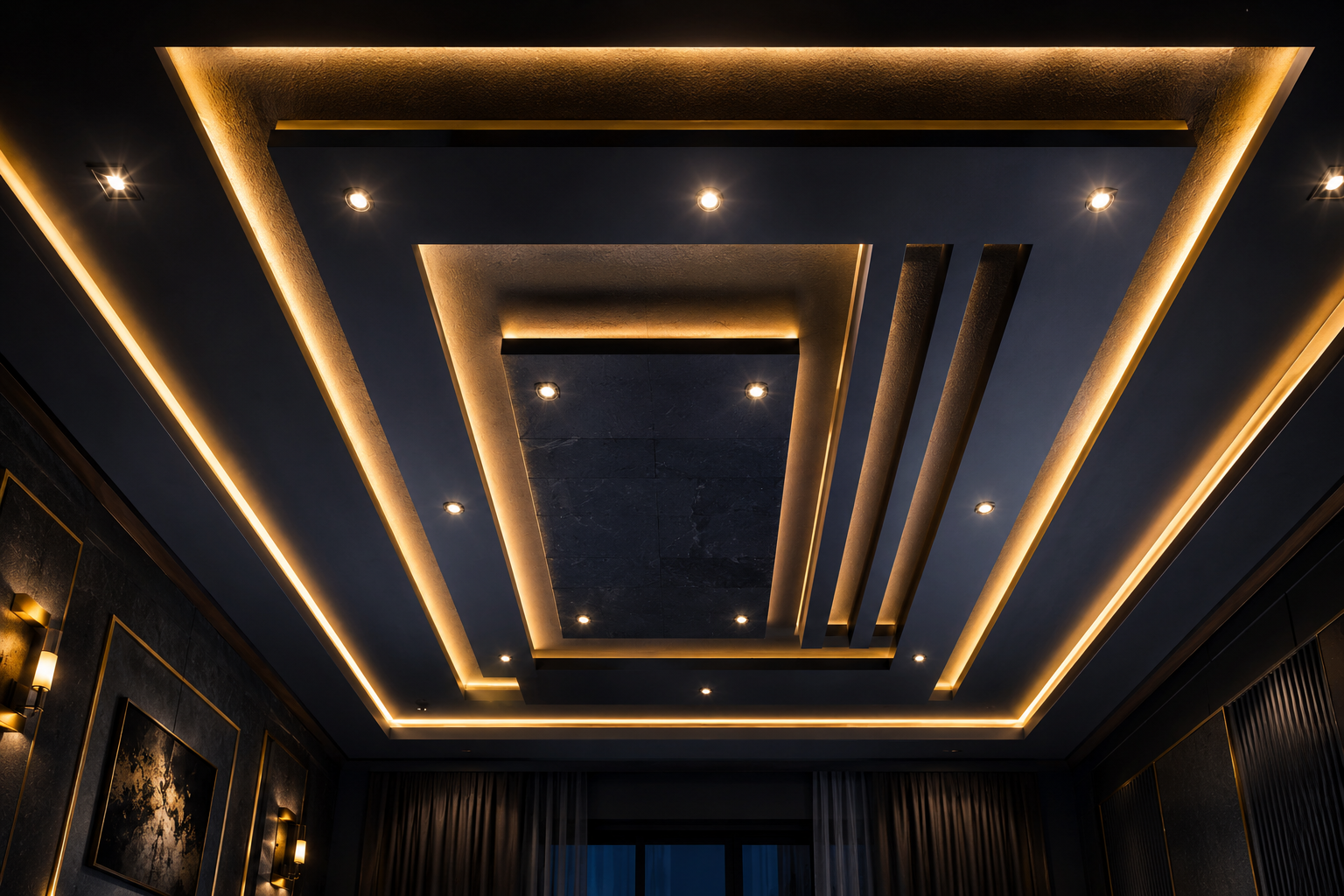 False ceiling and partition work in Chennai (40)